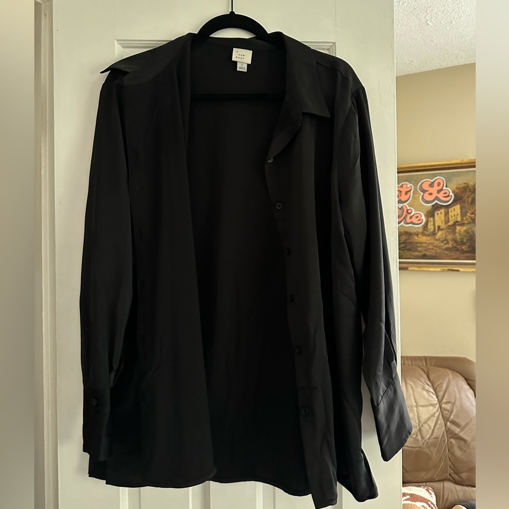 Target A New Day brand black button up